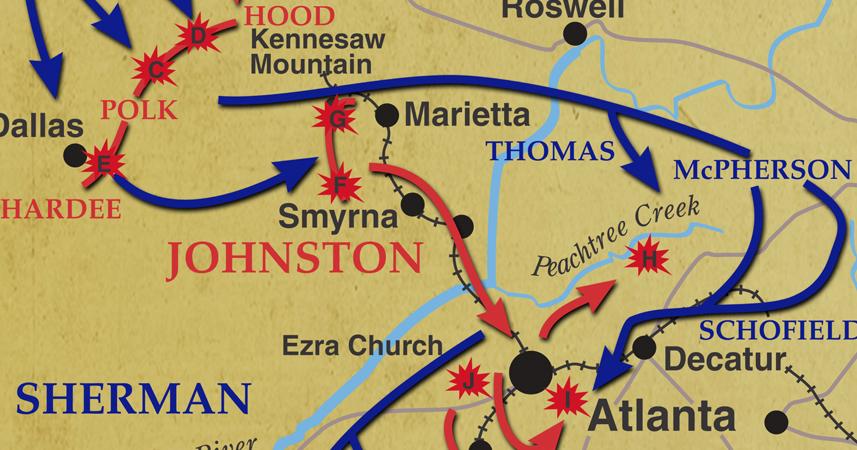 Sherman's March to the Sea, Significance, Map, Casualties, & The Civil War