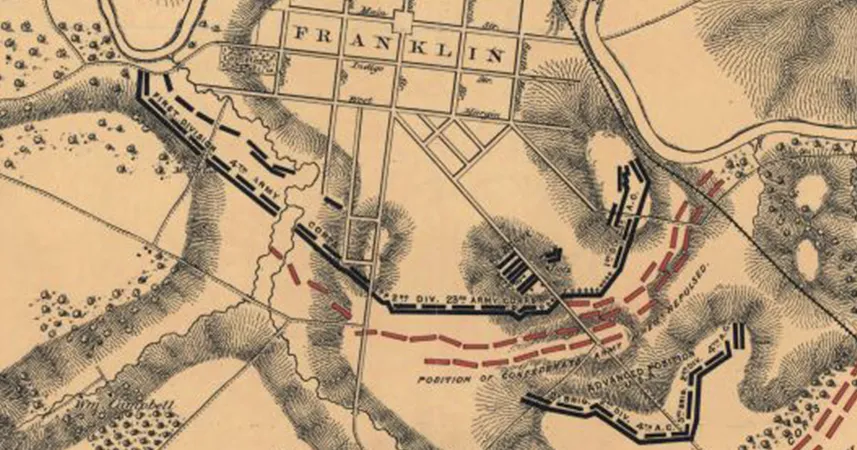 Battlefield in front of Franklin, Tennessee | American Battlefield Trust