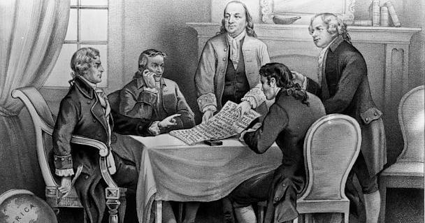 what sources influenced the declaration of independence