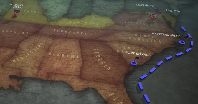 The Civil War Animated Map American Battlefield Trust Entire Animated Map 0 .webp
