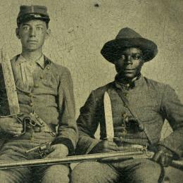 Silas Chandler, an enslaved body servant in the 44th Mississippi Infantry Regiment