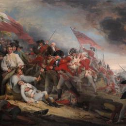 The Battle of Bunker's Hill, June 17, 1775 by John Trumbull