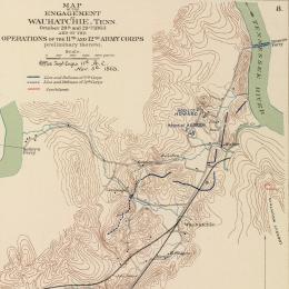 Map of the Battle of Wauhatchie