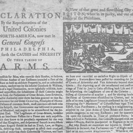 Declaration on the Causes and Necessity of Taking Up Arms