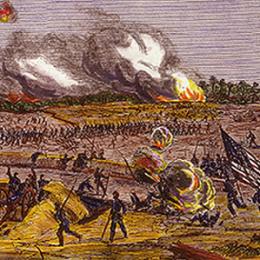 Depiction of the Battle of Fort Blakeley