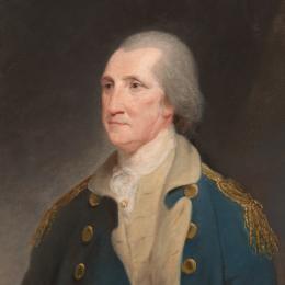 Portrait of George Washington in his older age.