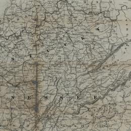 Map of Kentucky and Tennessee (1862)