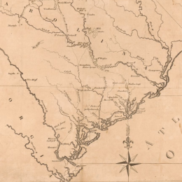 Map of South and North Carolina