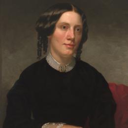 Portrait of Harriet Beecher Stowe by Alanson Fisher