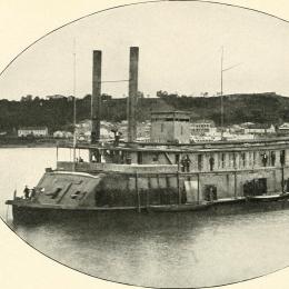 Photograph of a Civil War-era ship.