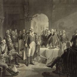 Washington and his generals drawn and engraved by A.H. Ritchie