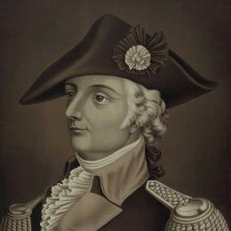 The print depicts Continental Army Maj. Gen. Anthony Wayne, who earned the nickname “Mad Anthony” during the Revolutionary War.