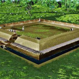 A computer rendering of Fort Fair Lawn