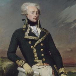 Oil portrait of Gilbert du Motier, Marquis de Lafayette, depicted as a lieutenant general in 1791.