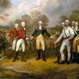 Surrender of General Burgoyne by John Trumbull