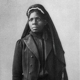 A black and white photograph of Susie King Taylor