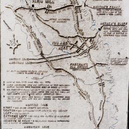 Battle of Brier Creek Map