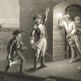 A sketched illustration of Ethan Allen