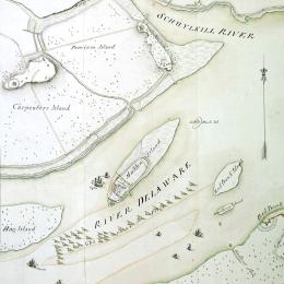 Hessian Map Fort Mifflin
