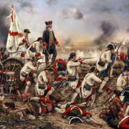 Painting of the Siege of Pensacola