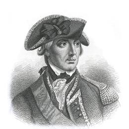 This is a sketch of William Howe. 