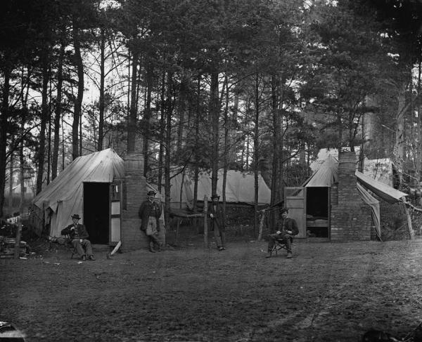 Brandy Station, Va. Quarters of Capt. Harry Clinton, quartermaster, Provost Guard