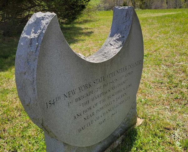 154th New York Regimental Monument at Chancellorsville