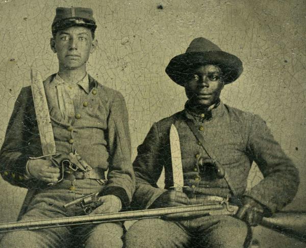 Silas Chandler, an enslaved body servant in the 44th Mississippi Infantry Regiment