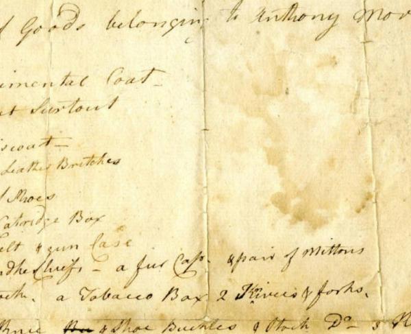 Handwritten List