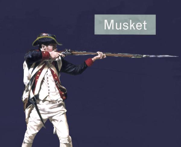 A still from Revolutionary Firepower: Muskets & Rifles