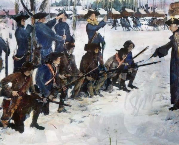 A still from Valley Forge: The Critical Winter