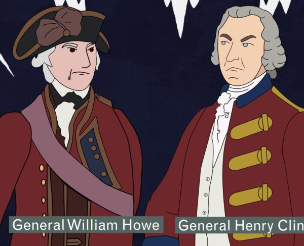 A still from Henry Clinton: The General who Lost America