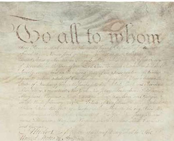 Document of the Articles of Confederation
