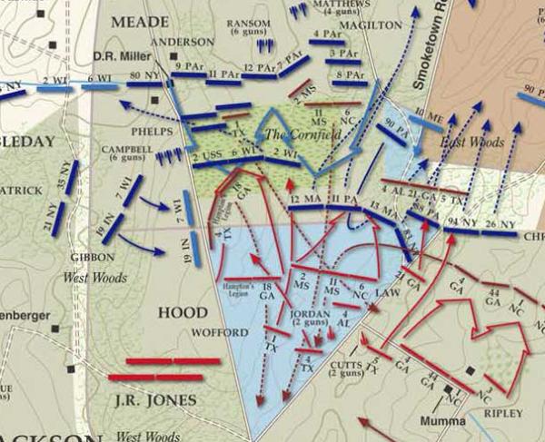 Antietam | Cornfield | Sep 17, 1862 | 7:00 - 7:40 am