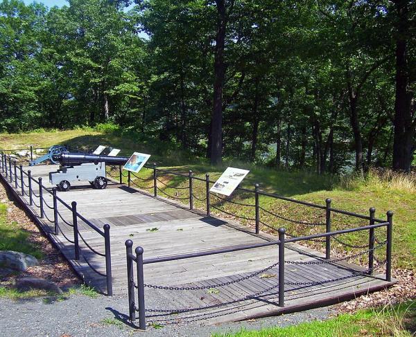 Cannons at Fort Montgomery