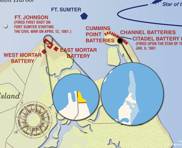 Charleston Harbor Defenses | Apr 1861 (August 2022)