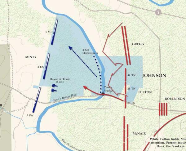 Chickamauga | Reed's Bridge | Sept 18, 1863