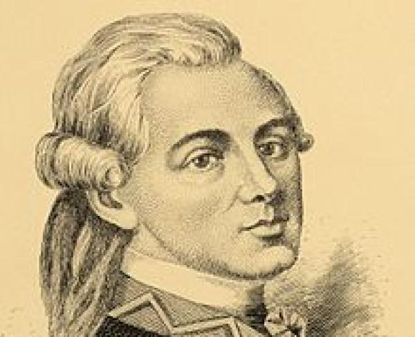 Drawing of Daniel Hyancinthe Marie Liénard de Beaujeu