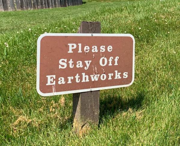 Earthworks at Fort Necessity National Battlefield,Farmington, Pa.