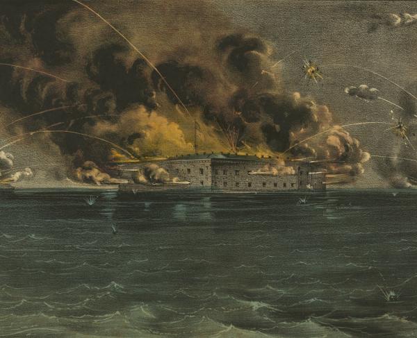 Bombardment of Fort Sumter, Charleston Harbor: 12th & 13th of April, 1861