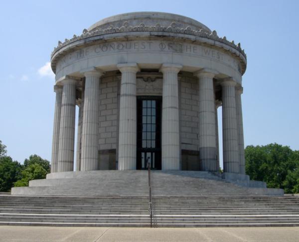 Photo depicting George Rogers Clark Memorial in Vincennes, Indiana