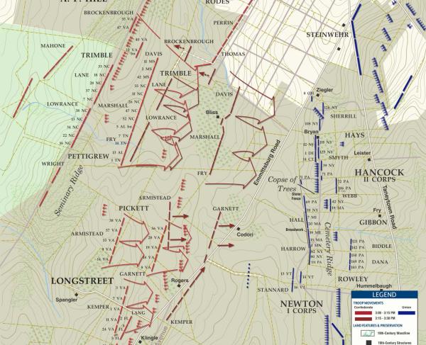 Gettysburg | Pickett's Charge | July 3, 1863 | 3:00-3:30 pm (June 2022)