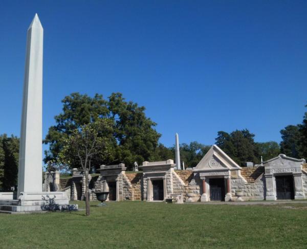 Mausoleum Row, Historic Topeka Cemetery, Kansas
