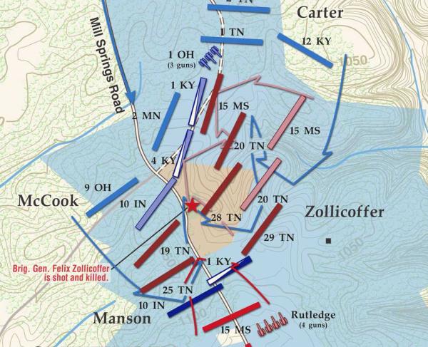 Mill Springs | Logan's Crossroads | Jan 19, 1862