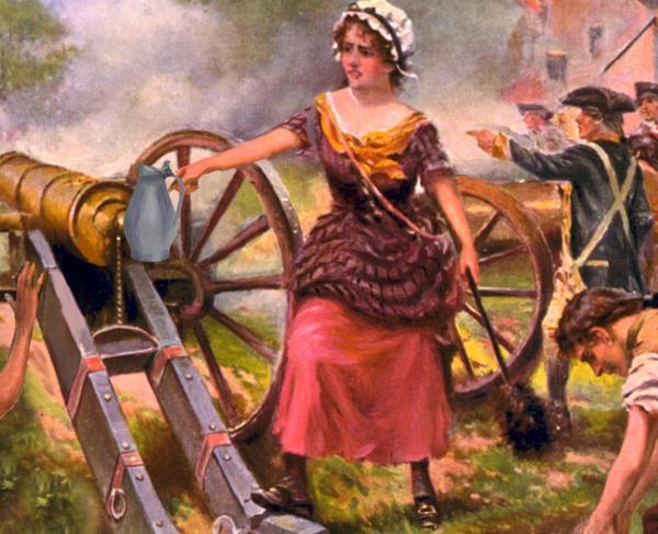 A still from the video Molly Pitcher: The Heroine of Monmouth