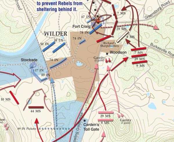 Munfordville | Sept 14, 1862 Battle Map