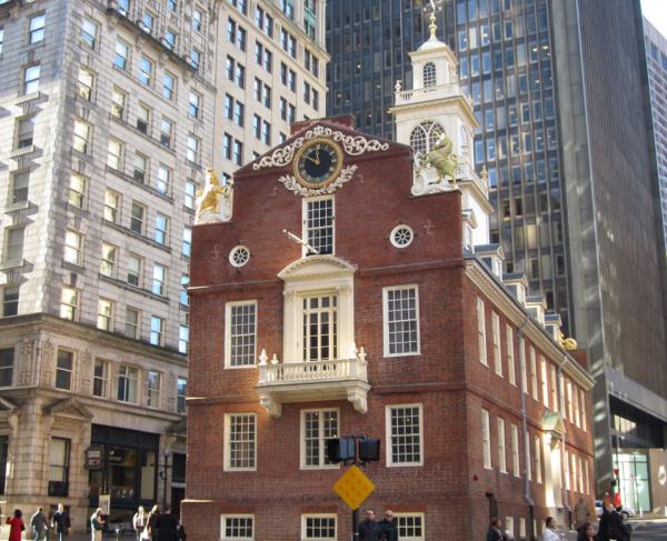 The old State House in Boston, as seen today