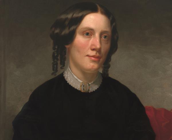 Portrait of Harriet Beecher Stowe by Alanson Fisher