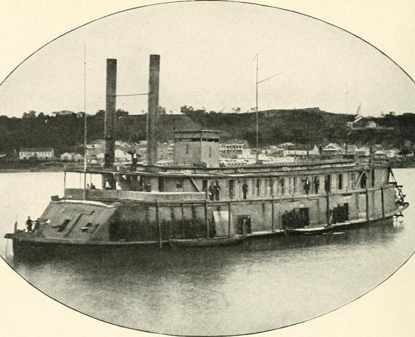 Photograph of a Civil War-era ship.