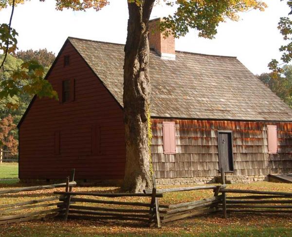 Exterior of the Wick House at Morristown NPS